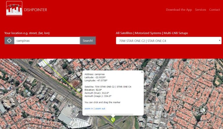 Novo dishpointer.com