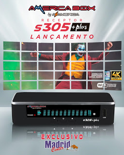 AMERICABOX S305 PLUS NOVA ATUALIZAÇÃO V1.44