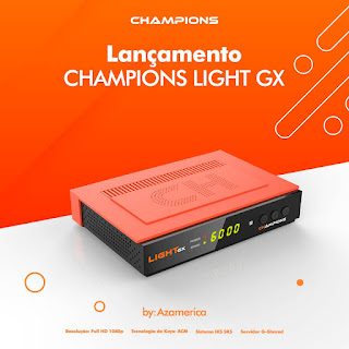 AZAMERICA CH LIGHT GX NOVA ATUALIZAÇÃO
