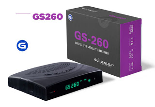 GLOBALSAT GS 260 NOVA ATUALIZAÇÃO