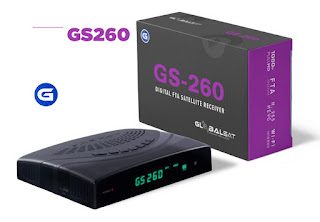 GLOBALSAT GS 260 HD NOVA ATUALIZAÇÃO V 198