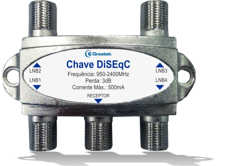 Como Instalar uma Chave DiSEqC com Duas Antenas
